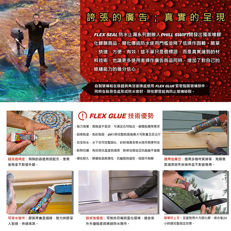 美國FLEX GLUE大力固化膠180ml, , large