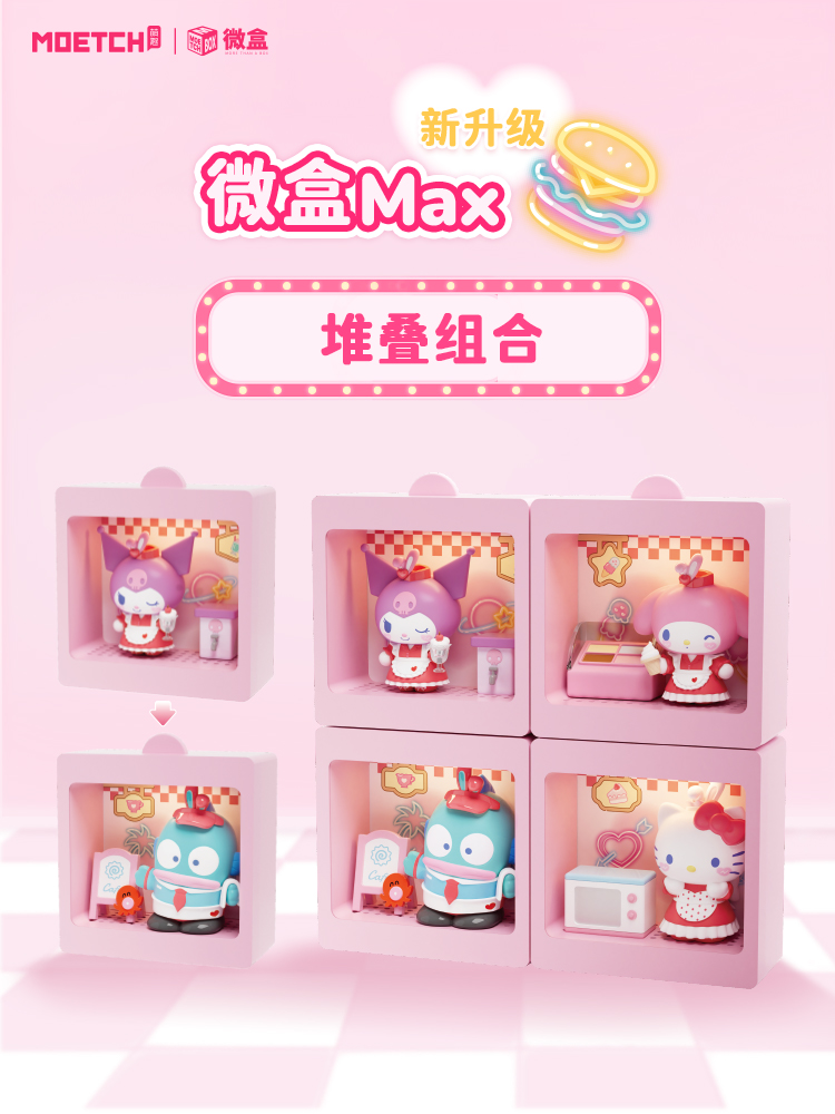 【際洋文化】Sanrio characters不打烊餐廳系列微盒More, , large