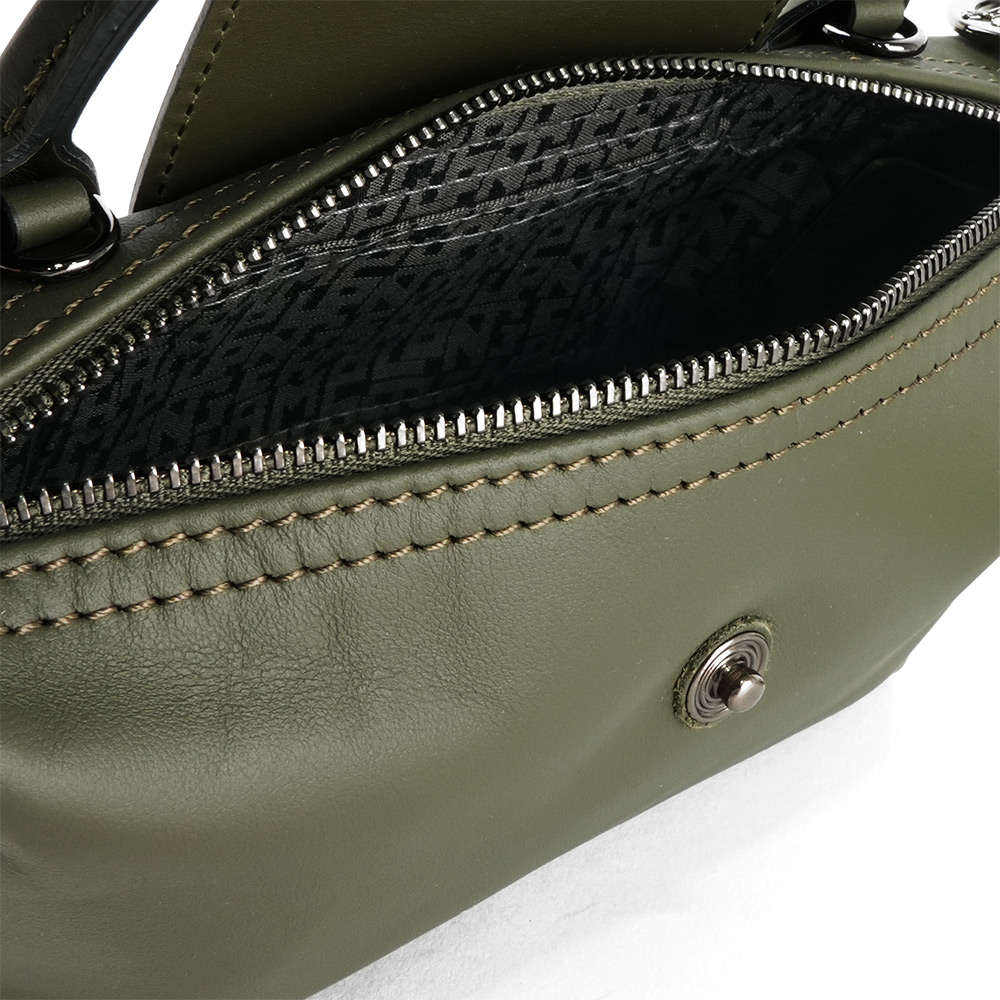 LONGCHAMP Le Pliage Xtra XS 小牛皮迷你二用包(冷杉綠色), , large
