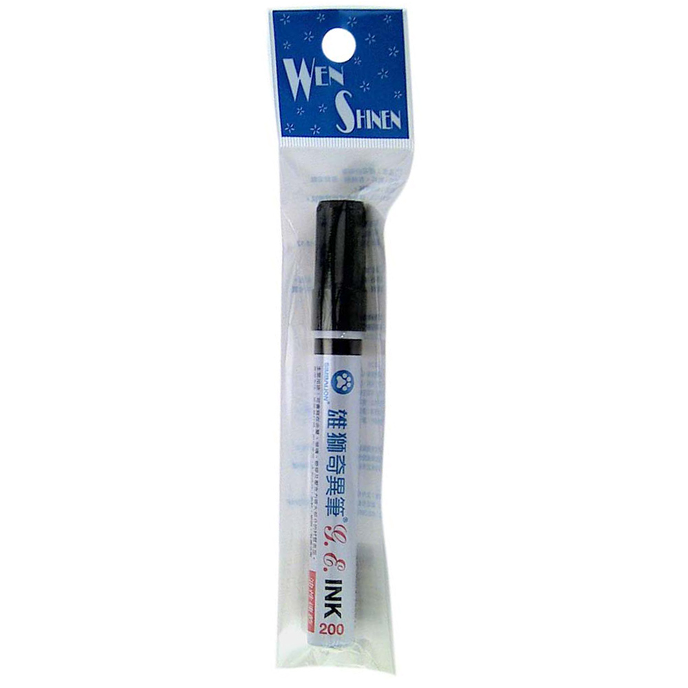 雄獅GE200奇異筆-單入, 黑色, large