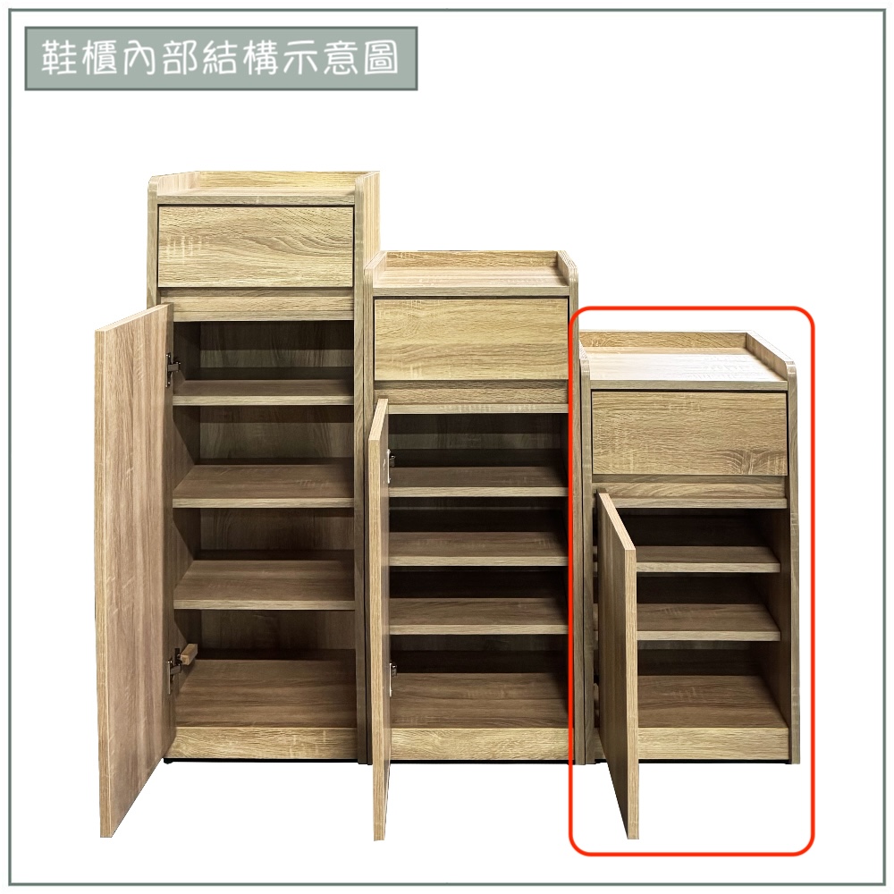 【唯熙傢俱】唯樂1.3x2.5尺鞋櫃, , large
