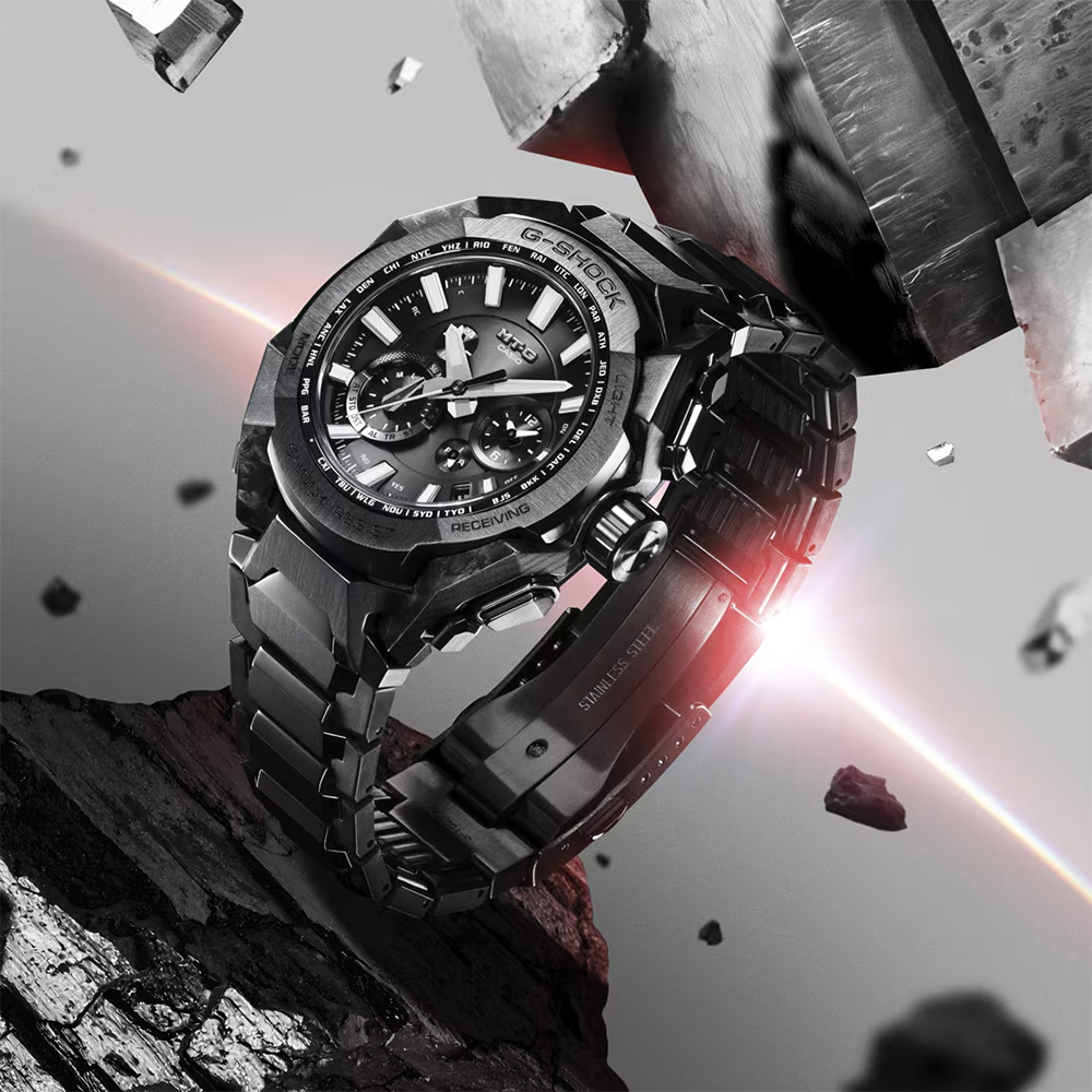 CASIO 卡西歐 MT-G 太陽能藍牙碳核心防護構造手錶 送禮 禮物 推薦(MTG-B4000BD-1A), , large