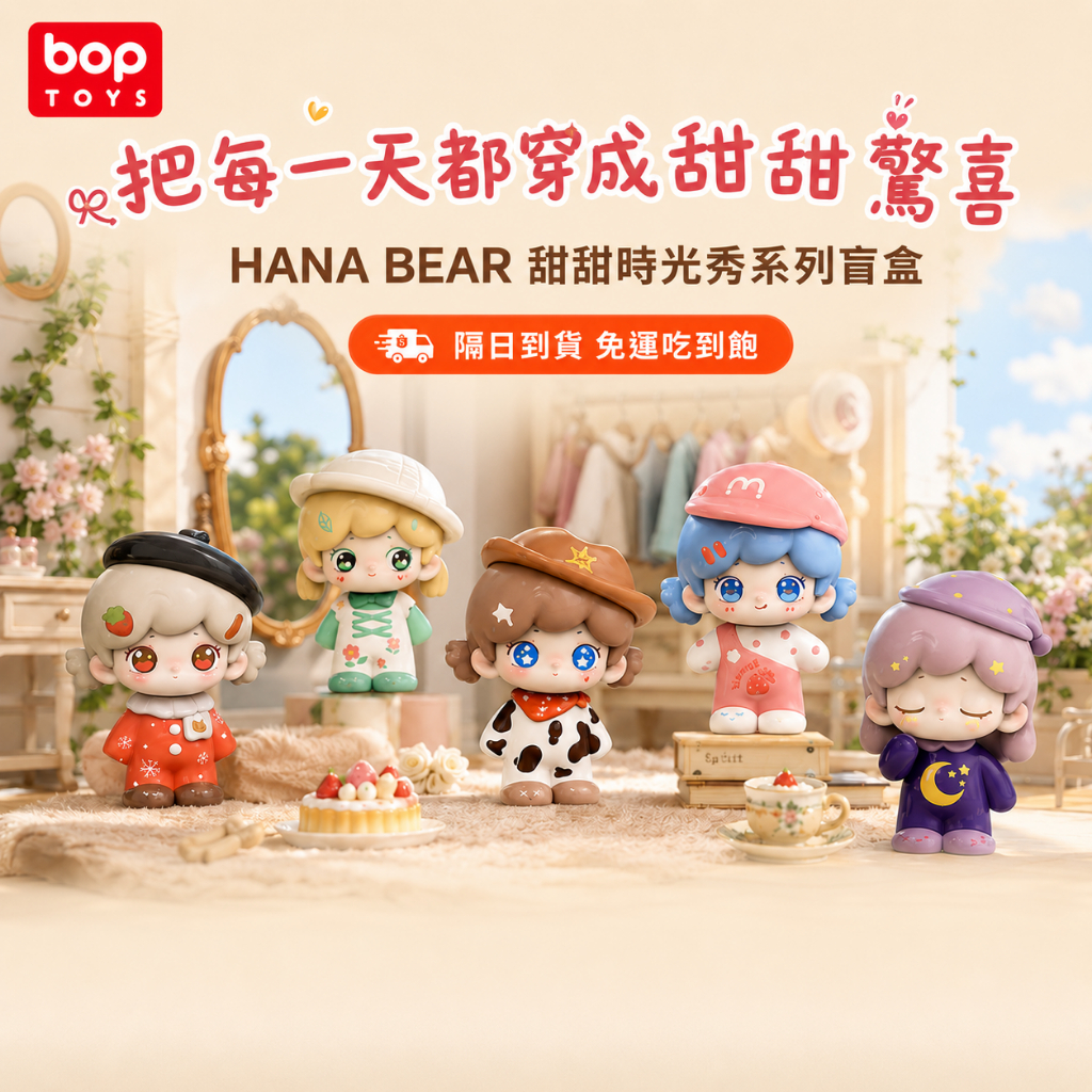 【BOPTOYS】甜甜時光秀系列盲盒 (整套中盒), , large