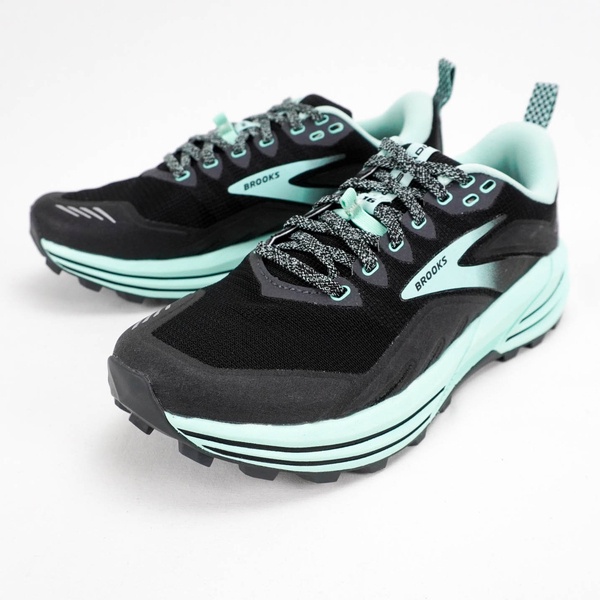 Brooks Cascadia 16 女 慢跑鞋 運動 路跑 越野 寬楦 透氣 黑 淺綠 [1203631D049], , large