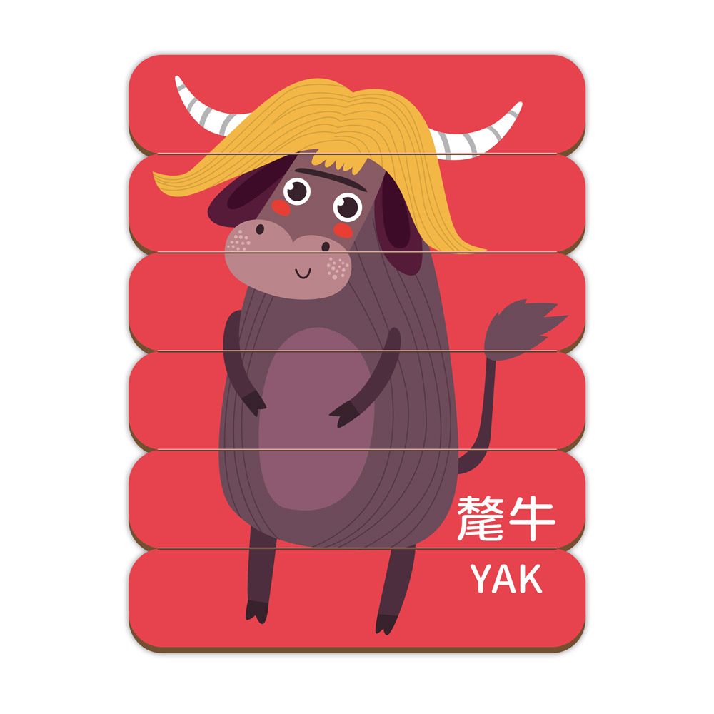 [風車圖書] 動物配對拼圖, , large