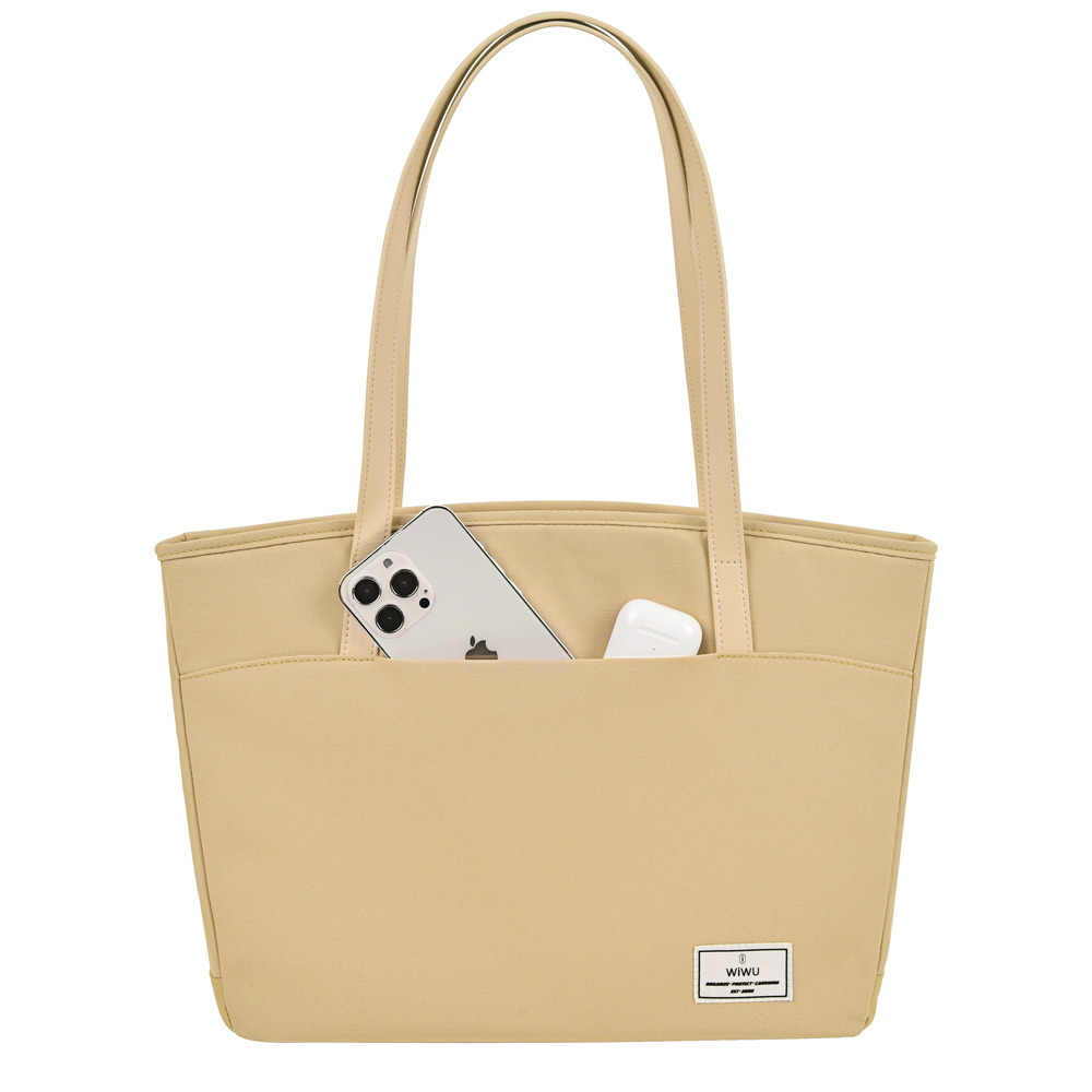 【WiWU】Ora Tote Bag 16"-Beige, , large