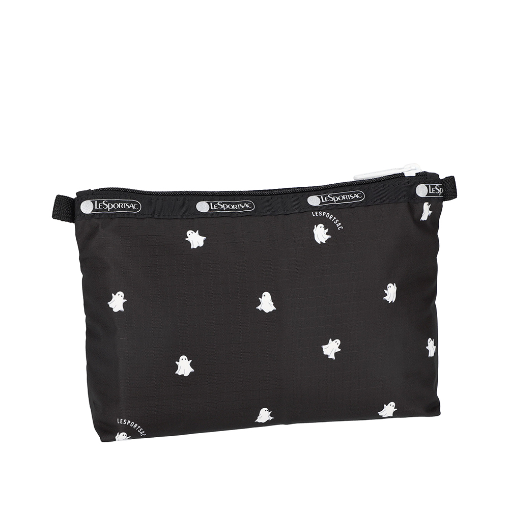 Lesportsac Cosmetic Clutch 雙層拉鍊化妝包 收納袋 盥洗包 女包(歡樂萬聖節)L262-7105P-HH11, , large