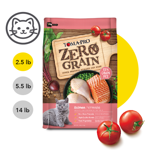【優格】零穀 全齡貓飼料 鮭魚2.5磅 敏感配方, , large