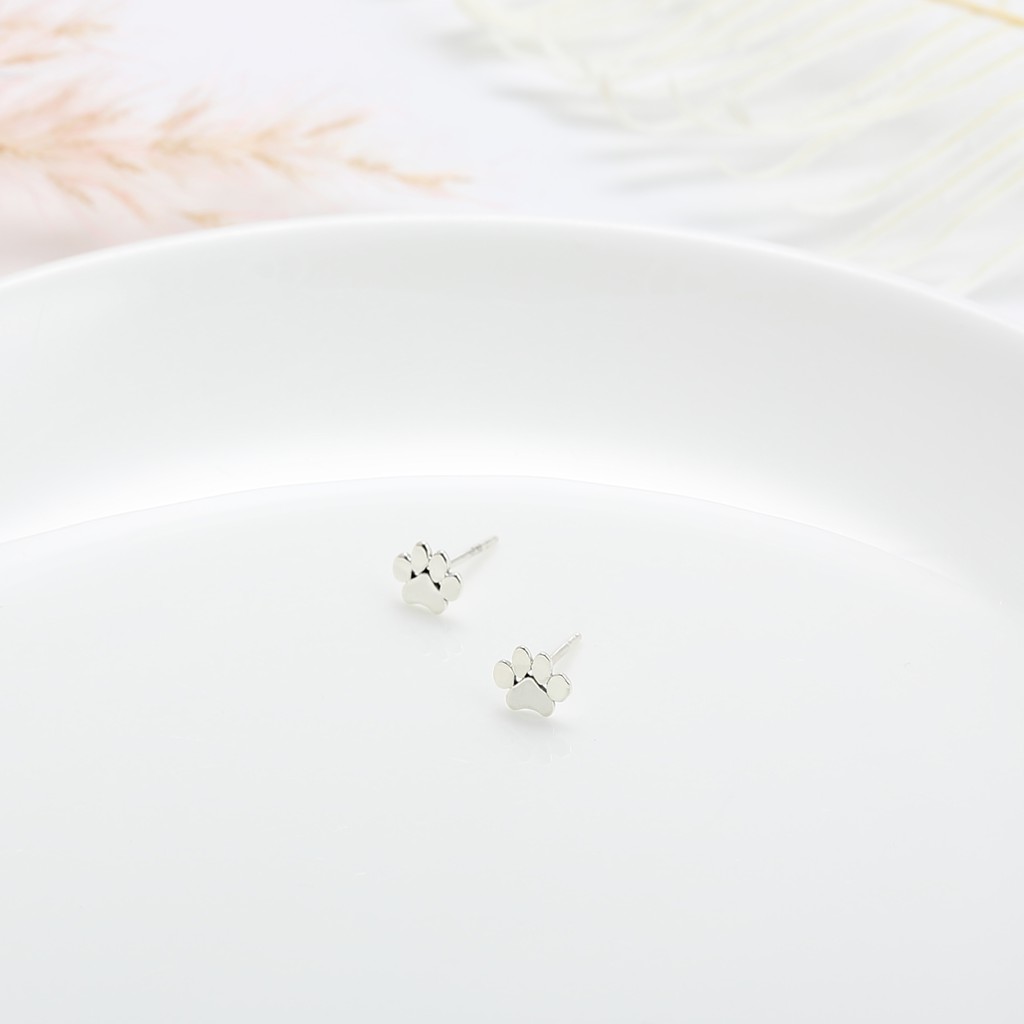 【Angel & Me】Cat Paw Kitten Meow s925 sterling silver earrings Birthday gift, , large