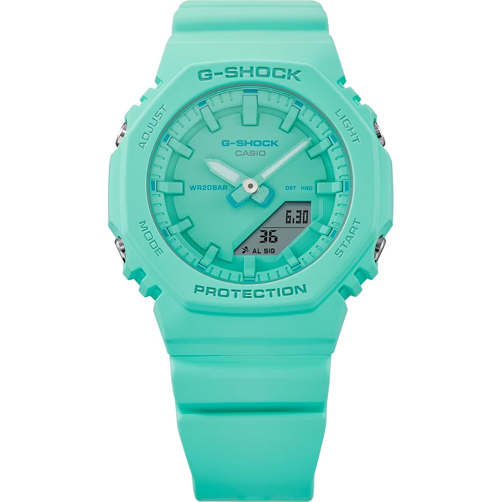 CASIO 卡西歐 G-SHOCK X ITZY 單色美學 八角 女錶 GMA-P2100-2A, , large
