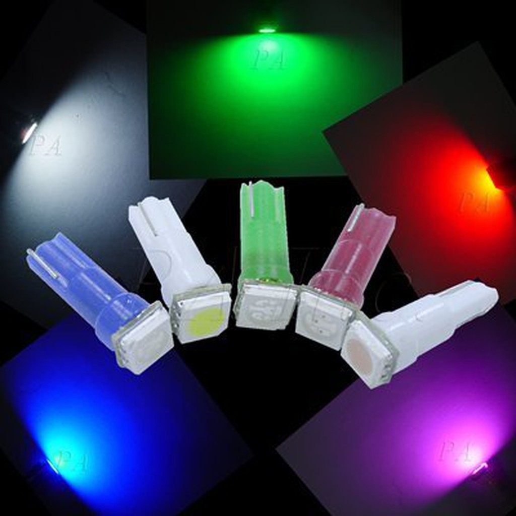 【PA LED】T5 T6.5 SMD LED 排檔燈 儀表燈 中控燈 冷氣燈 面板燈 檔位燈 紅 藍 綠 白 紫, , large