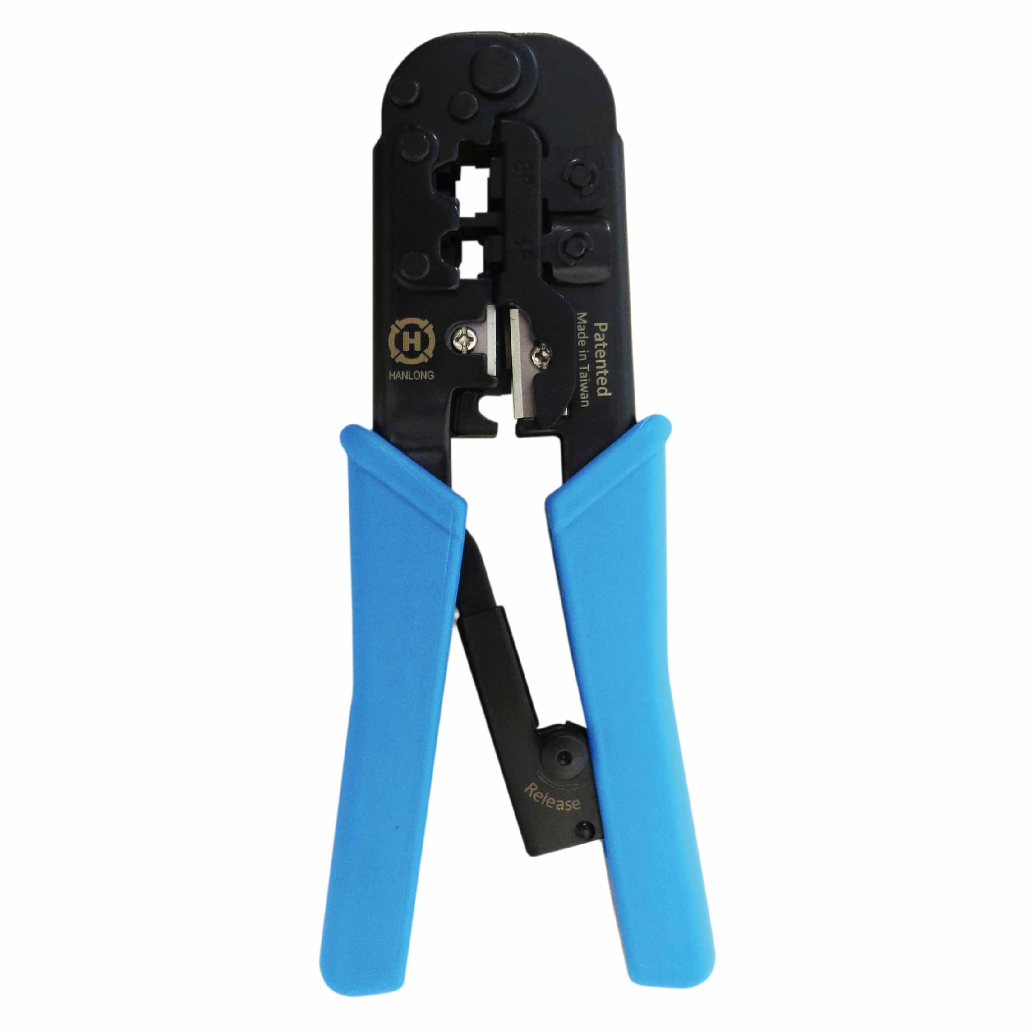 Network cable pressing the clamp, , large