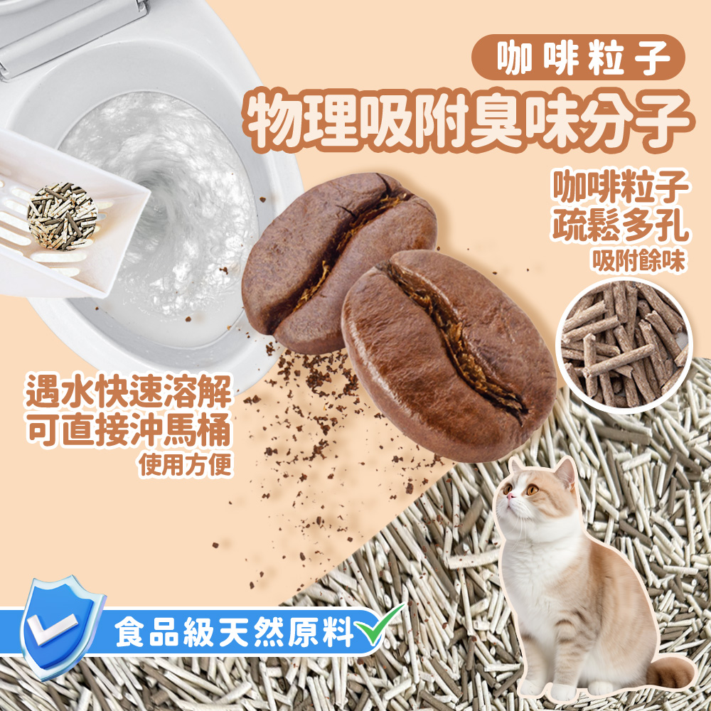 【咪咪購物】咪咪貓砂 豆腐貓砂 植物貓砂 原味奶香 2KG貓砂X4入, , large
