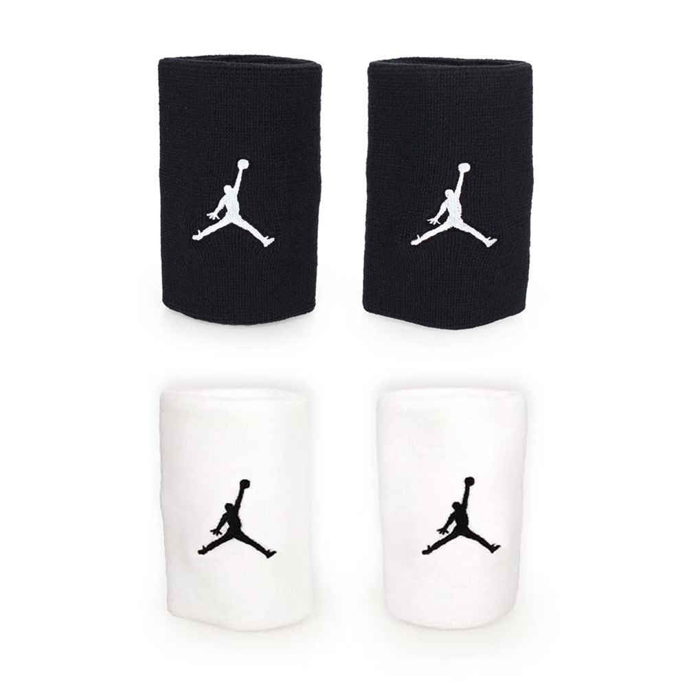 NIKE JORDAN DRI-FIT單色腕帶 護腕 訓練 戶外 運動 素色 吸汗 乾爽 透氣 彈性 柔軟 舒適 黑 白, , large