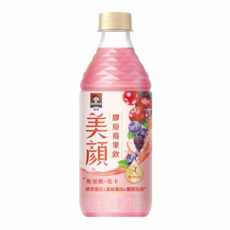桂格美顏膠原莓果飲 450ml, , large