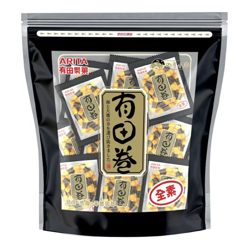 有田製菓 海苔小卷 600公克(30公克X20包), , large