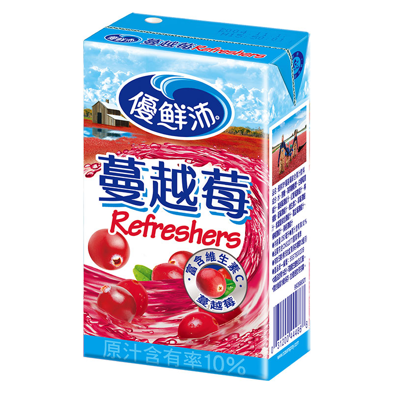 優鮮沛綜合果汁蔓越莓TP250ml, , large