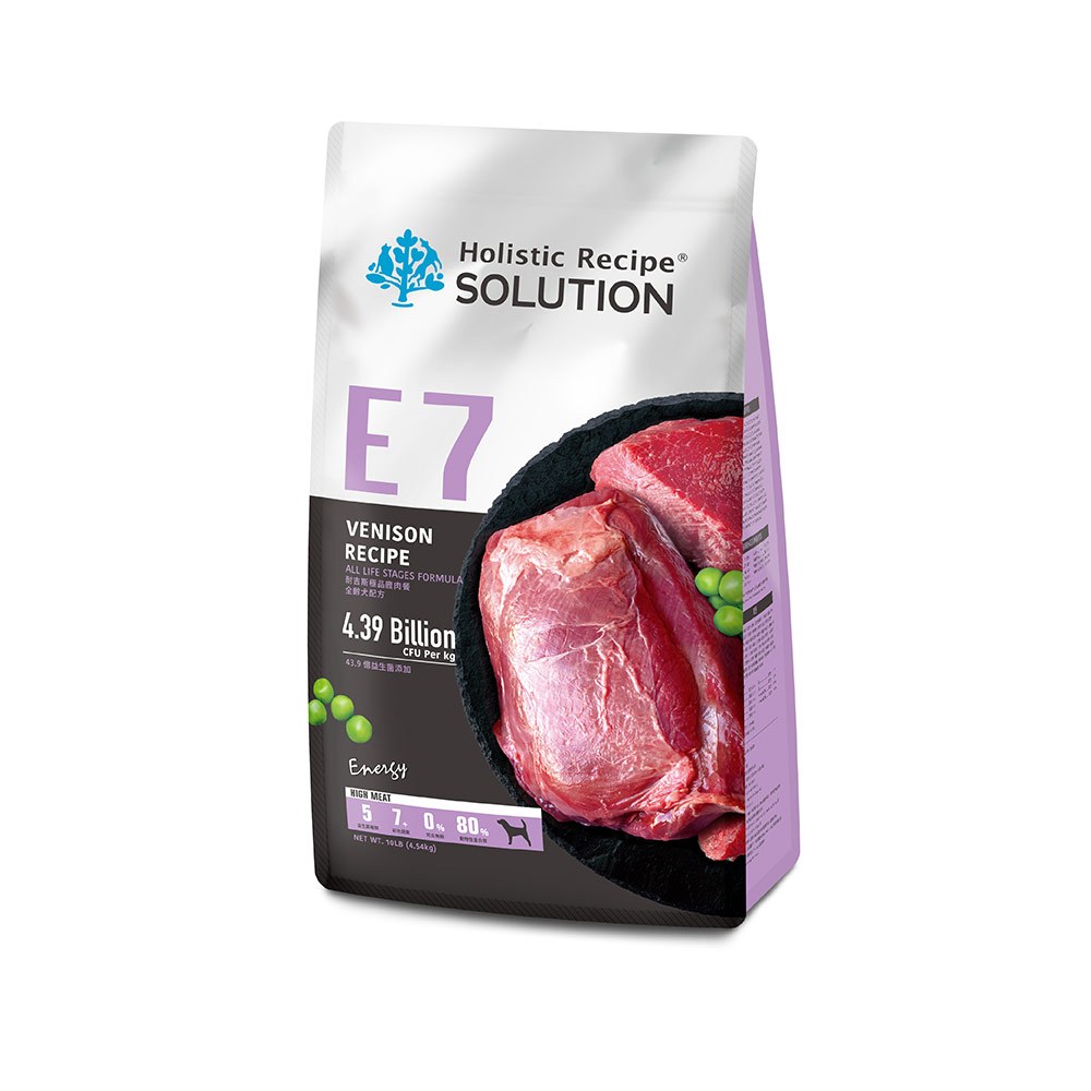【耐吉斯】E7 極品鹿肉餐 無穀全齡犬配方(全齡犬飼料 狗飼料 狗糧 犬糧 狗食)4.5LB(2.04KG), , large
