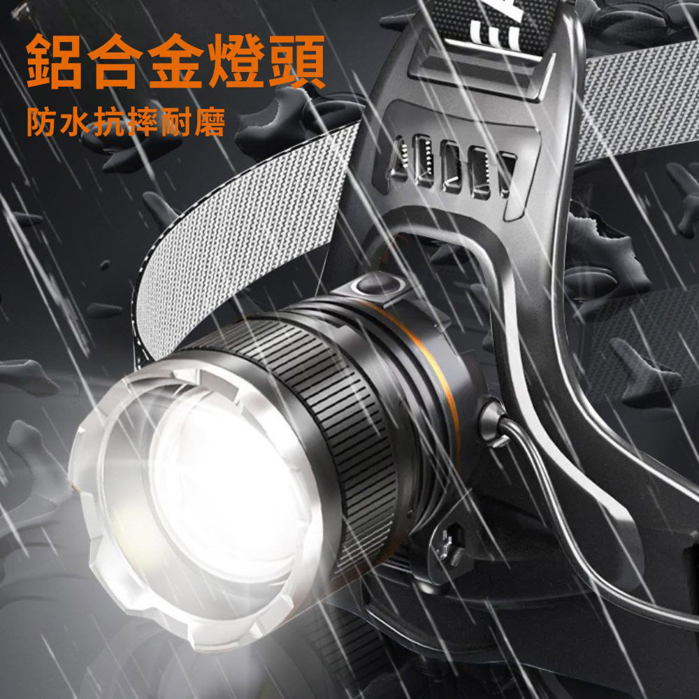 P50 Standard High-Intensity Headlamp (USB cable + 2 x 18650 batteries), , large