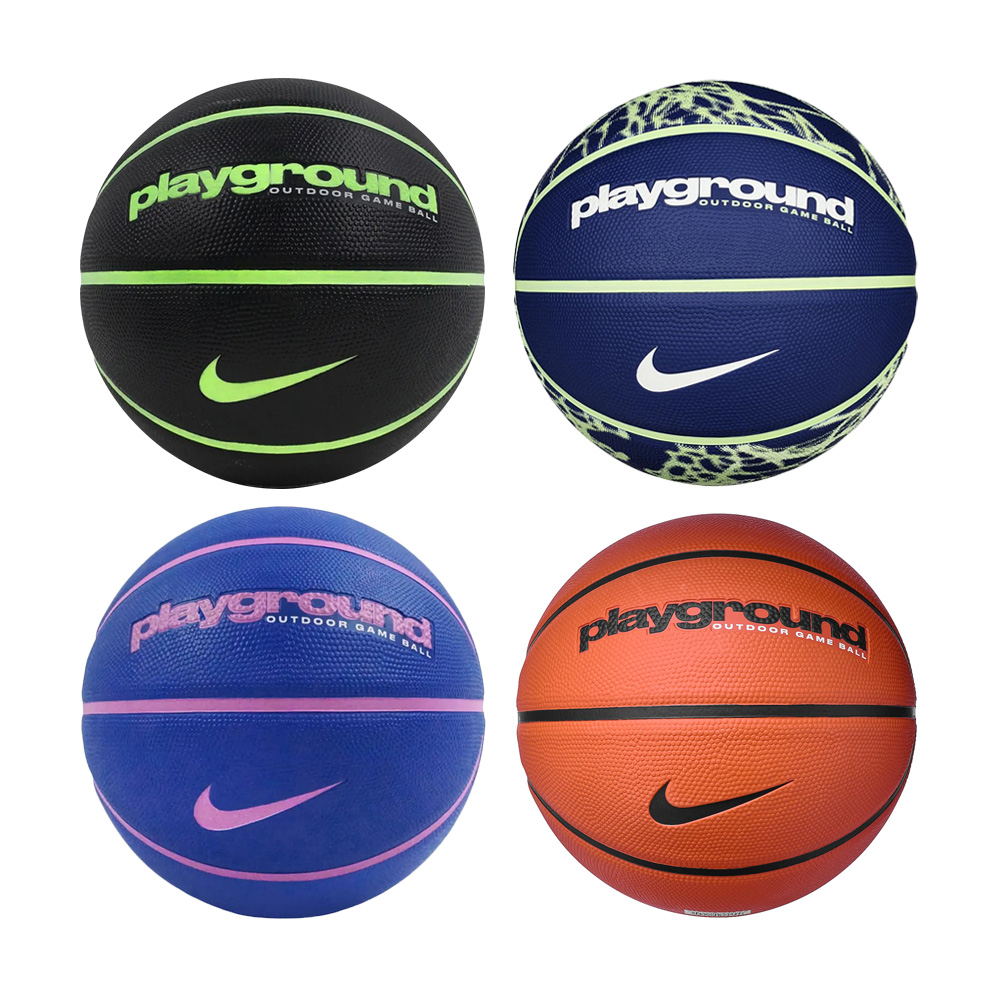 NIKE EVERYDAY PLAYGROUND 8P GRAPHIC 7號球 籃球 耐磨 深溝 N100437106007黑綠、N100437142907藍紫、N100437147307寶藍、N100437181007琥珀, , large