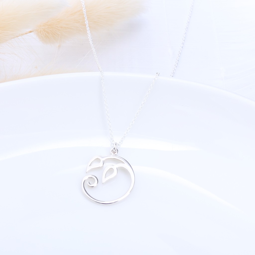 【Angel & Me】Bud of Life Root s925 sterling silver necklace Birthday gift, , large