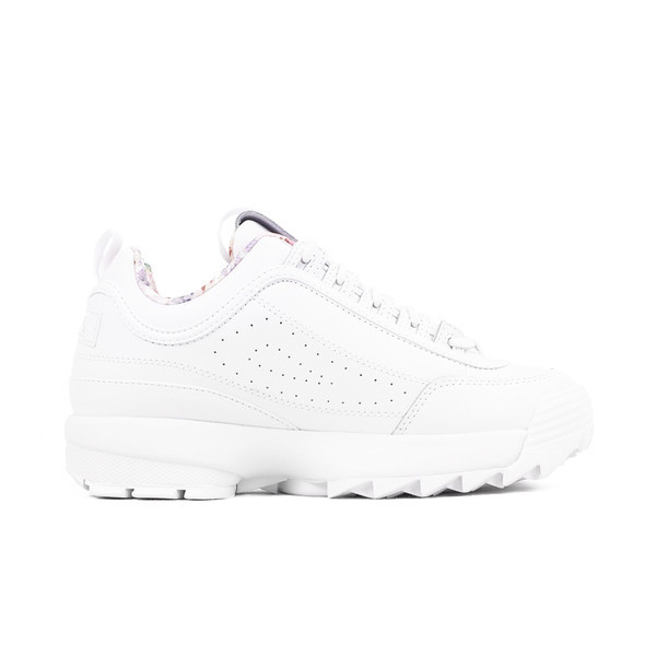 Kixpress-Fila Disruptor Ii Flower 女 運動休閒鞋 花卉 厚底 白粉 [5-C111Y-155], , large