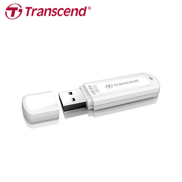 【Transcend】創見 JetFlash 730 USB 3.1 64GB 白色 高速隨身碟 保固公司貨, , large