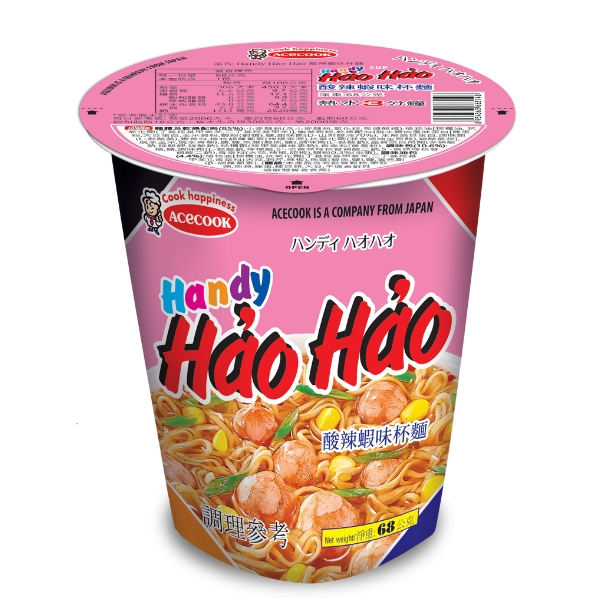 Hao Hao Cup- Hot-Sour Shrimp Flavor, , large