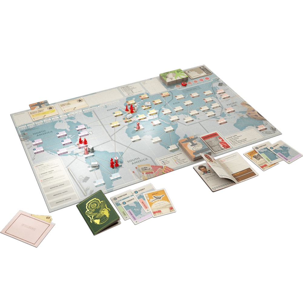 【Asmodee】瘟疫危機傳承 第零季 Pandemic Legacy: Season 0 中文版｜冷戰間諜對抗｜合作劇情, , large