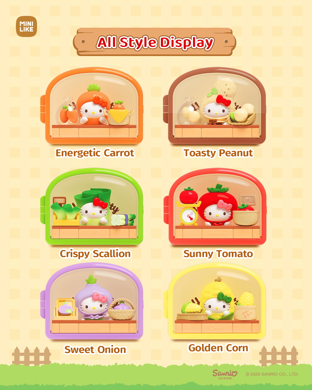 【際洋文化】Hello Kitty Style鮮蔬小舖系列微盒Pro+, , large