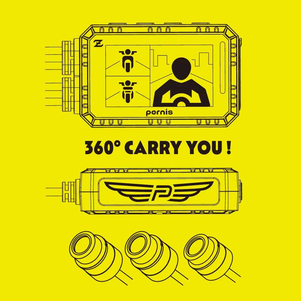 六姐的店※【 Polaroid寶麗萊】三錄MZ2023WGS 機車行車記錄器 贈64G*可提供安裝服務*, , large
