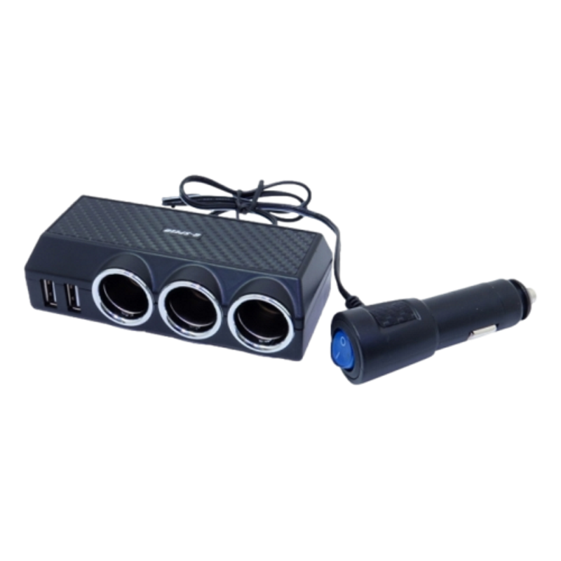 GSPEED EXP CHGR 3SKT2USBw/SW, , large