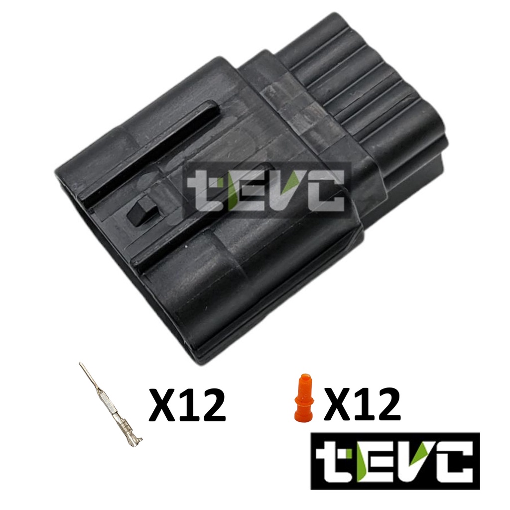《tevc》woodzhong車用 汽車 機車 防水接頭 0.6mm 12P, , large