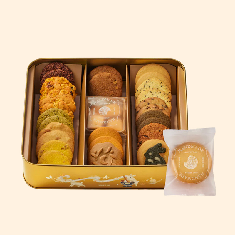 ❰中秋限定❱ Aunt Stella 詩特莉手工餅乾 流金星兔 綜合餅乾 禮盒 (附提袋), , large