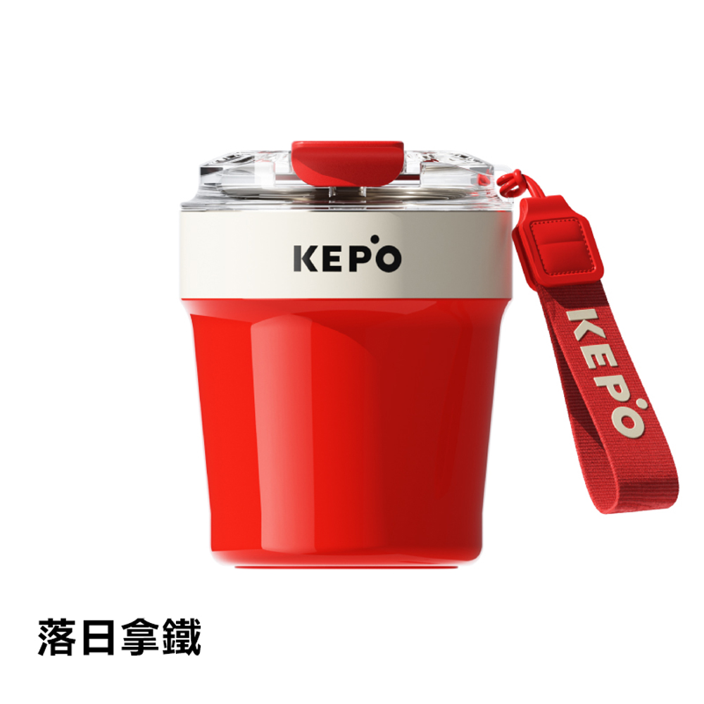 KEPO LQ 240ML KC010瑰夏咖啡杯 316L不銹鋼內膽 落日拿鐵, , large