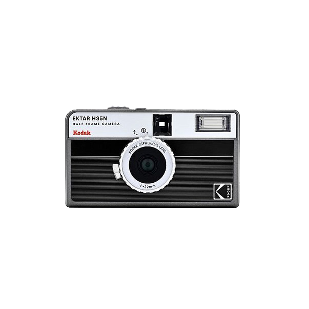 [KODAK 柯達] H35N 濾鏡半格底片相機 (不含底片、電池) -黑, , large