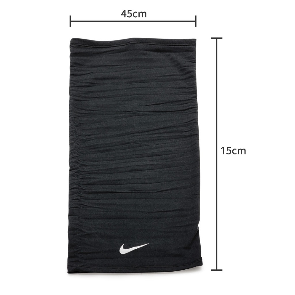 NIKE DRI-FIT 慢跑頸套 跑步 騎車 運動 簡約 素色 多功能 多穿搭 吸汗 乾爽 透氣 彈性 柔軟 舒適 黑, , large