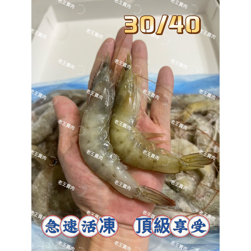 【老王賣肉】急凍白蝦850g｜白蝦 蝦子 海鮮 海產 烤肉 火鍋 冷凍白蝦, , large
