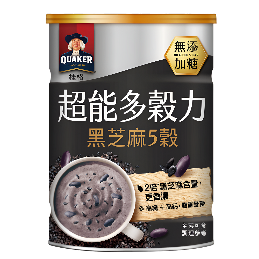桂格多穀力黑芝麻(無添加糖)390g, , large