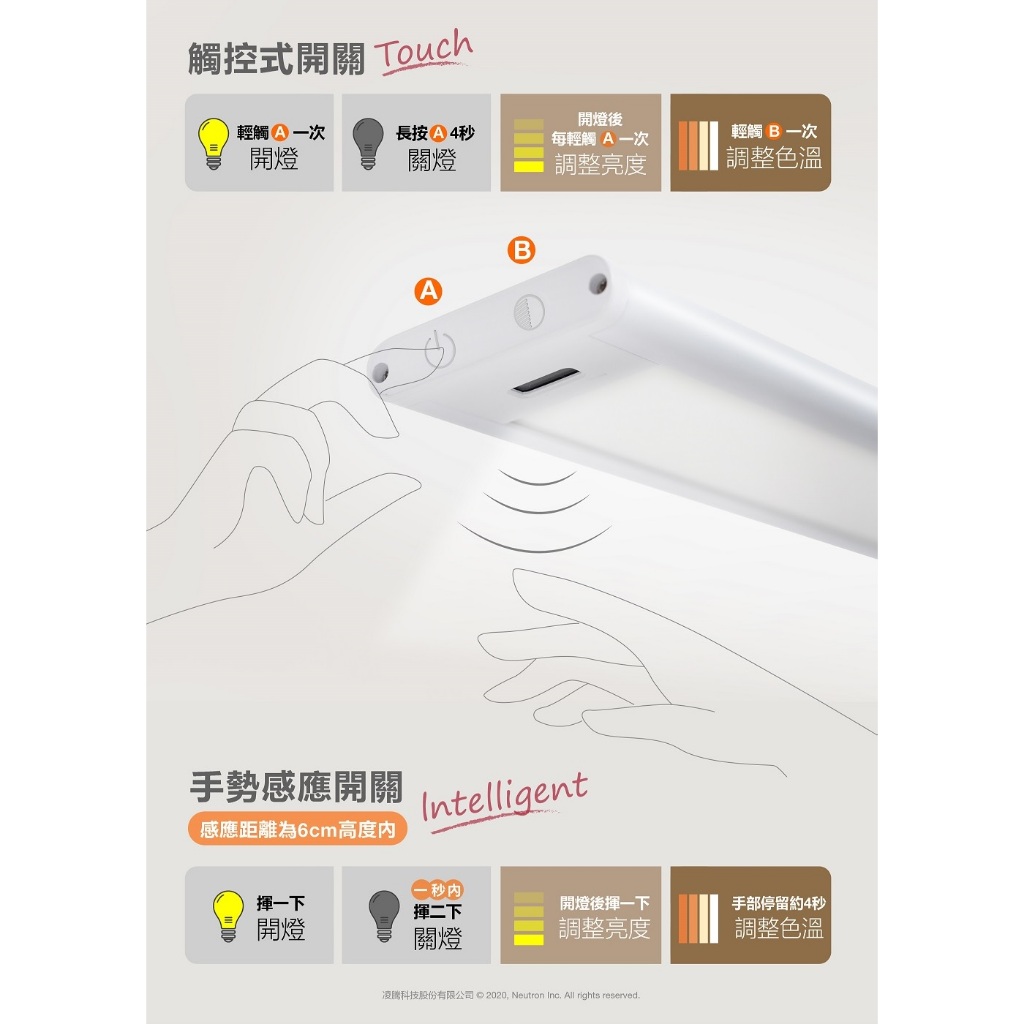[凌騰科技] OSRAM 歐司朗 15W LED 晶幻 智能雙臂 調光調色  座夾兩用 桌燈 夾燈 台灣製造, , large