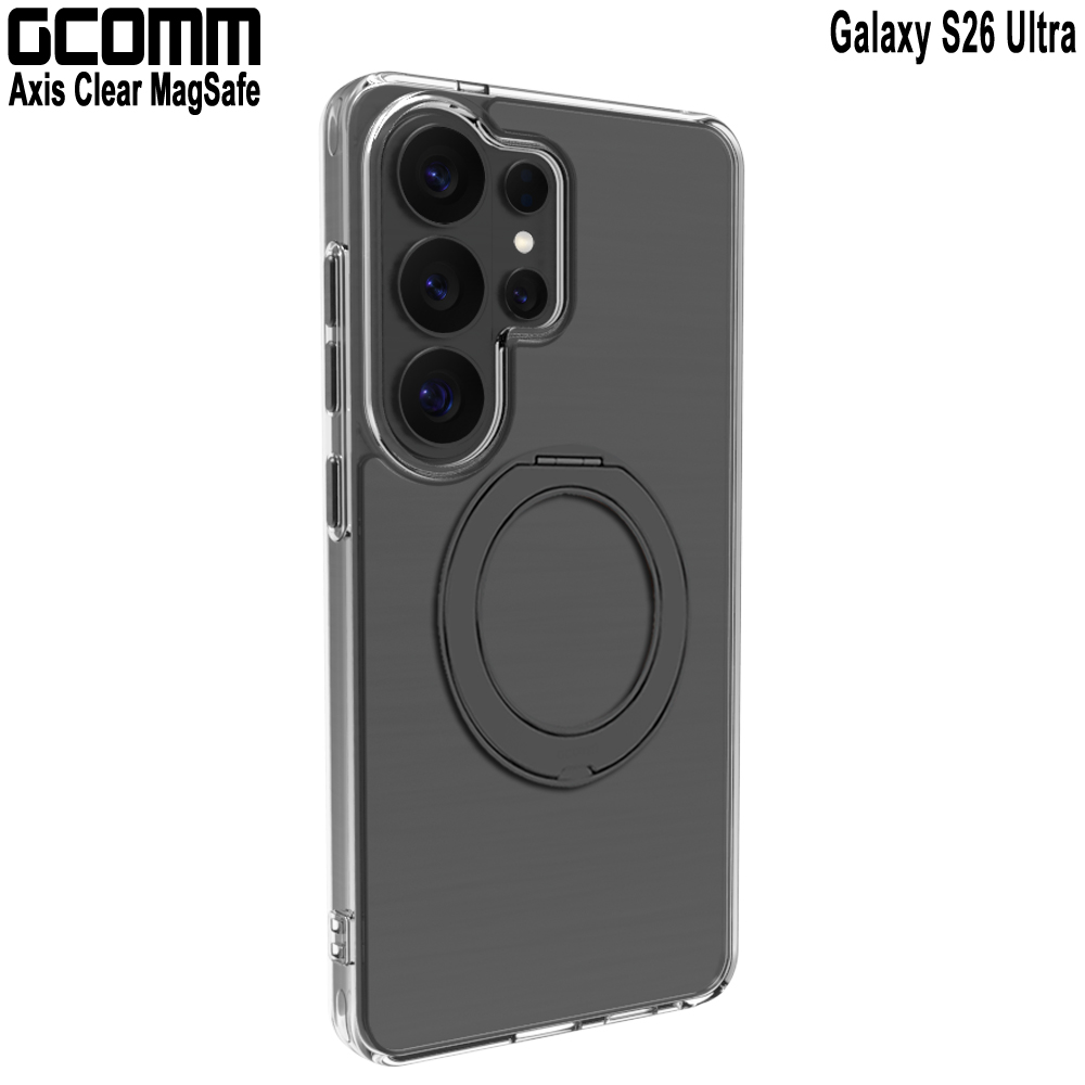 GCOMM 三星 S26 Ultra 磁吸旋轉支架防摔殼 Axis Clear MagSafe, , large