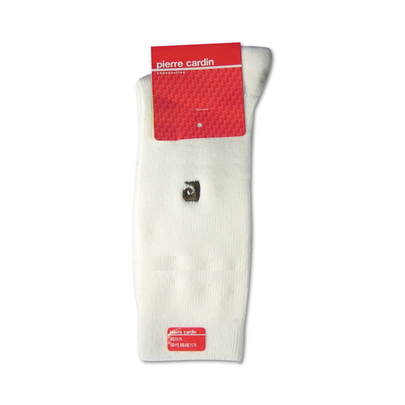 Men s Plain Casual Socks, 米, large