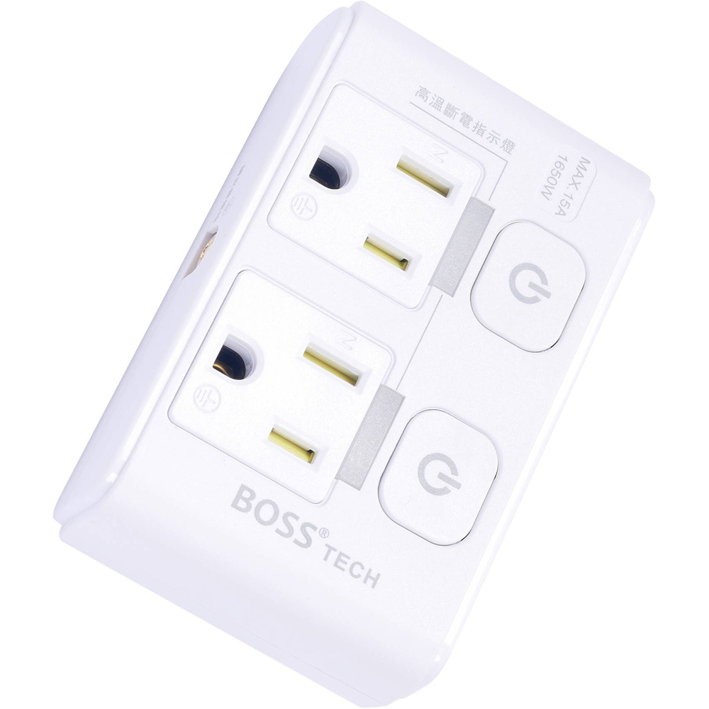 2 open 2 plug 3P breakout socket, , large