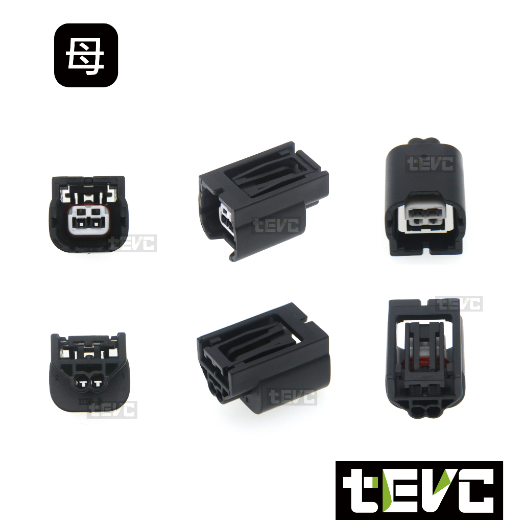 《tevc》0.6 C34 2P 防水接頭 車用 汽車 機車 方向燈 025型 插頭 接頭 改裝, , large