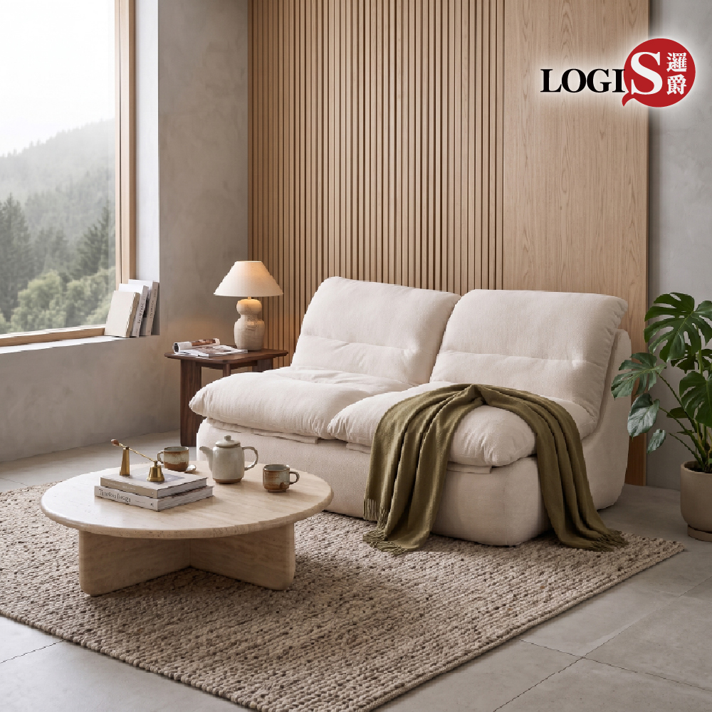 (LOGIS) 壓縮雙人沙發160cm-貓抓布/絨布可選 【H-010】, , large