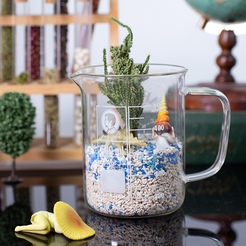 Laboratory Beaker Mug (with Cork Lid), , large