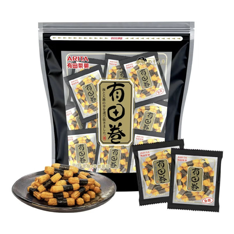 有田製菓 海苔小卷 600公克(30公克X20包), , large
