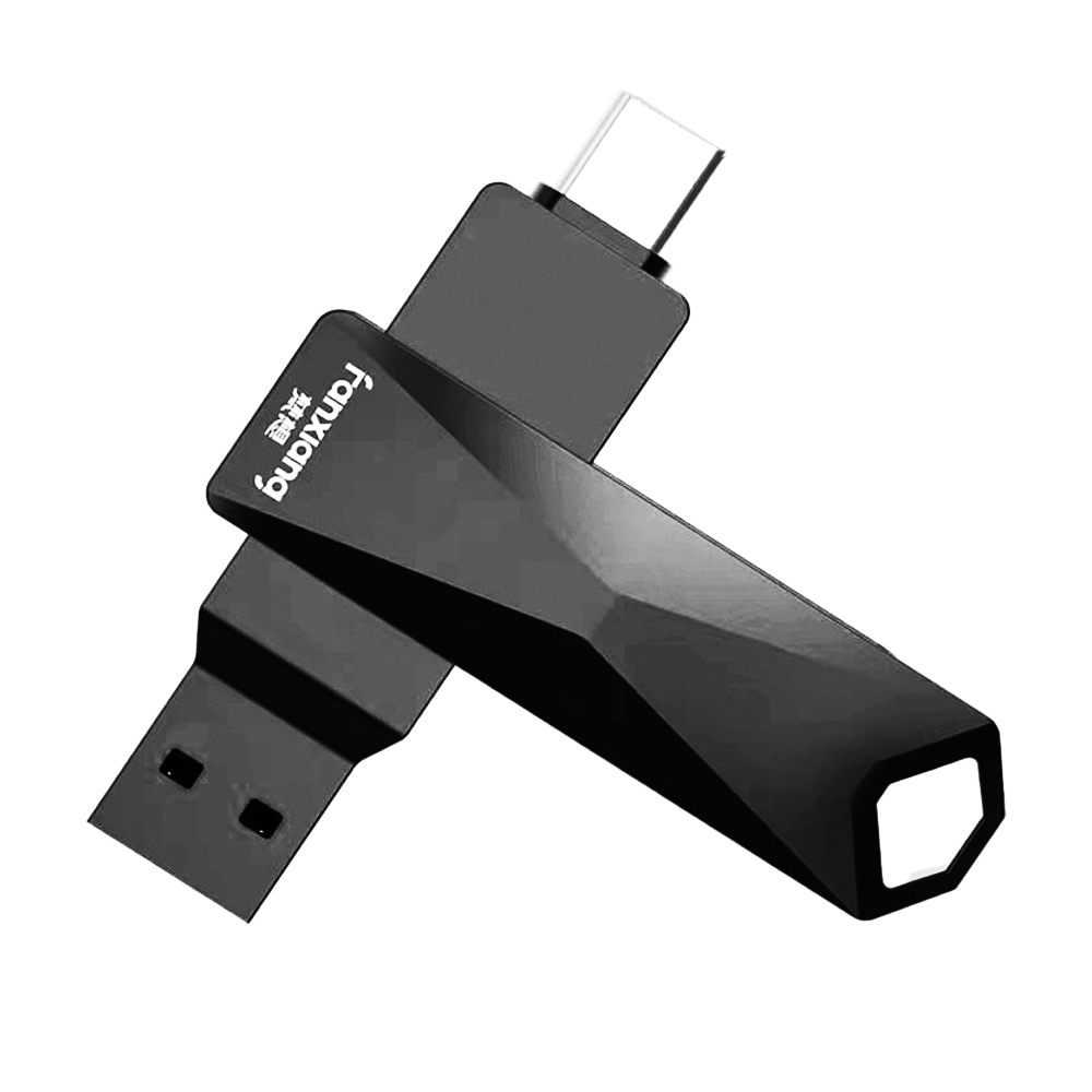 [FANXIANG梵想]F379pro128GB  安卓手機隨身碟 Type-C + USB3.2 手機電腦雙頭 最高讀速400MB/s保固5年適用蘋果15/16 F379pro-128GB, , large