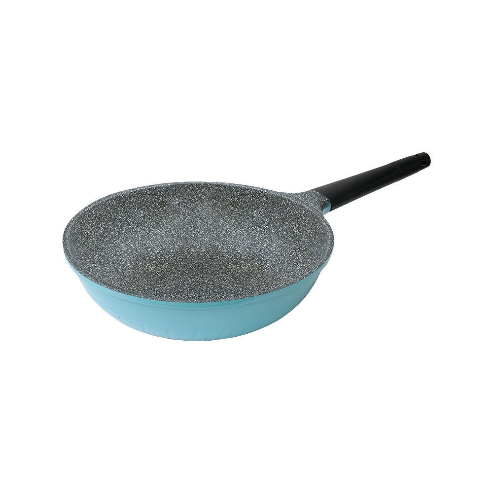 Miyaco 米雅可 歐式晶鑽輕量不沾炒鍋IH無蓋附蓋 無蓋30cm-Leidea樂德兒, , large