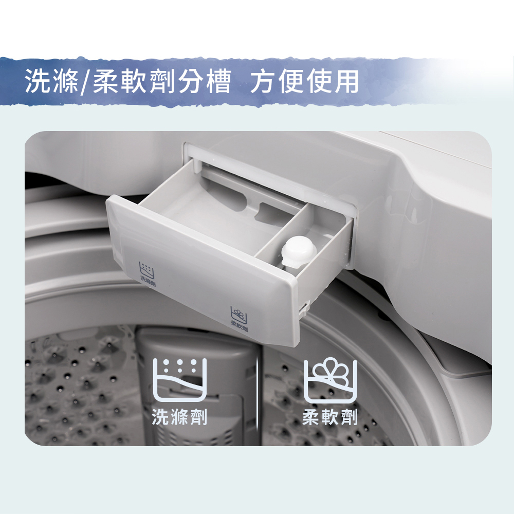 Kolin 歌林 直驅變頻12KG單槽洗衣機 銀灰 BW-12V05, , large